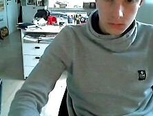 Belgium, Cute Str8 Boy Shows His Fucking Hot Shave Ass Oncam