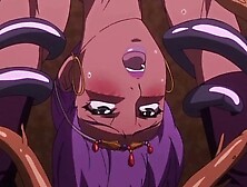 Caught busty anime ghetto hard drilled by monster tenta