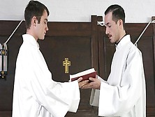 Yes Father - Father Fiore Ass-Fucking Altar Boy Mason Anderson