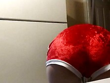 Cleaning Topless while you Game with the Boys