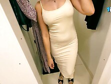 Talking, shopping, picking out a dress for a Russian hottie.