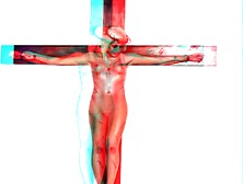 Female Jesus Crucified Naked English Audio In 3D