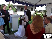 VIP4K.  What kind of wedding would it be out of group-sex?