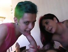 Extreme Fetish Tatooed Girls Intercourse Huge Cock