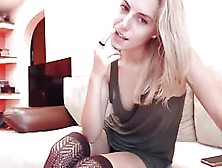 Blonde Teen Teasing And Stripping - Viewcamgirls.  Com