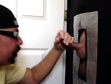 Assfucked Dilf Sucks Gloryhole Cock