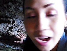 Nasty Amateur Thai Milf Fucked In A Cave