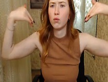 Shy Red-Head Teenie That Looks Like Jenna Fisher Masturbation