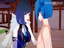 Yelan And Xingqiu Have A Hidden Meeting And Fuck Many Times - Genshin Impact Asian Cartoon 3D