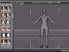 Creating Kandy Kisses a pregnant 3d character