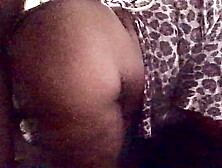 Sexy BBW Remi taking backshots on the edge of the bed