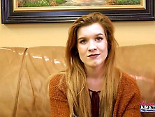 Lusty Ginger Keaton Finger Bangs Her Vagina To Give A Unfathomable BJ!