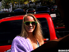 Sexy Blonde Amateur Surfer Fucked On The BangBus