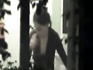 Sweet neighbour changes clothes in bedroom