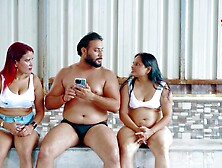 Super hot desi couple enjoyed their first sex in the bathroom