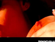 Hawt brunette hair Natasha receives a vagina pounding from Seth Gamble