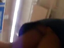 Hot blonde's upskirt in the car