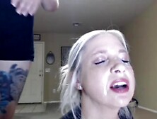 carrie gets load on face: Blowjob,  Amateur & Milf Porn