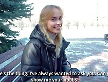 Russian pornhub star fucks with a stranger