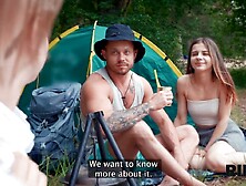 RIM4K. Exchange wives, mutual ass drilling and anal screw in the forest