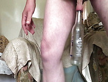 Back Of A Chair: Foreskin With Glass Bottle