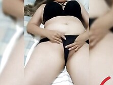 Adorable older touching her sweet vagina