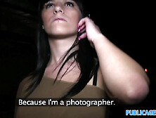 PublicAgent: Spanish teen with great tits and ass fucking outdoors (18+)