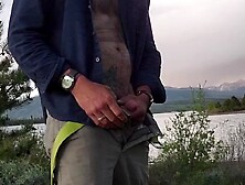 Nature Calls,  vocal,  dirty talk male orgasm outdoors in the Mountains