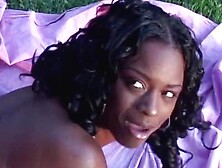 Black vixen enjoys sucking and banging