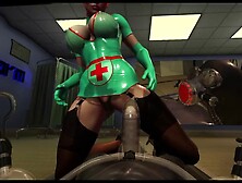 Citor3 3D Vr Game Latex Nurses Pump Seamen With Vacuum Bed And Pump