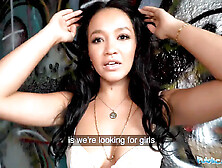 Public agent Asia Vargas is the perfectly formed natural looking model to screw