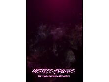 Black Dominatrix Solo Creaming And Squirting - Goon for Domina