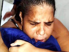 Stepfather... I Catch My Stepdaughter In Sexy Lingerie With Big Ass And I Cant Stand It, I End Up Fucking And Fill Her Pussy Wit