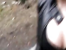 Cockhungry Slut In Leather Jacket