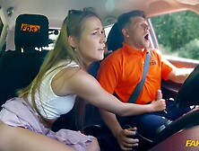 Alexis Crystal Fails The Driving Test And Gets Fucked To Pass