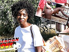 Endearing Zaawaadi and German Scout at outside smut