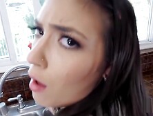 Cleaning Daughter s Dirty Vagina- Brooklyn Gray