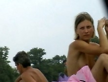 Hot Beach Candid Babes,  Naked,  Caught On Camera