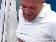 Coach Catches His Player Masturbating In The Locker Room