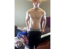 Cute Young Fellow Wants To Show His Ripped Body After A Gym Workout