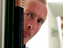 Starts Licking Her Stepdad’s Cock While Talking To Her Boyfriend On The Phone