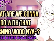 ASMR - Your Monstrous Boob Neko Cat Gf Swallows Your Morning Wood Hard! Asian cartoon Hentai Audio Roleplay
