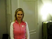 I'm Dana, a Blonde Camgirl with a Shaved Pussy and Today I