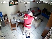 IPCAM – Latina girl fucks a rich old man