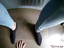 Femdom Worship Mistress Kym Socks And Feet (Pov)