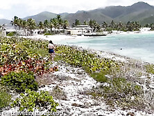 Wifey Mounts A Random Fit Lover On Nudist Beach While Fiance Is Recording,  Whore Wifey Getting Screwed On Nudist Beach By Strang