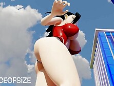 Momo has a hidden quirk [Giantess Growth]