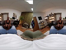 Swap Ebony Dominatrix-bitch From Africa Titjob & Riding Large Shlong When Called to Study - 360 Sexy VR Porn