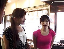 Stunning women had group sex at work all day