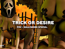 Trick or Desire - Halloween Special Cowgirl POV